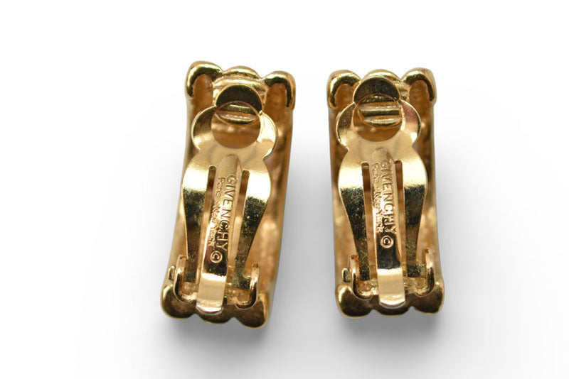 ジバンシー イヤリング ヴィンテージ GIVENCHY/ジバンシィ Ｇロゴ/ゴールド【中古】