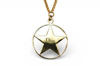 クリスチャンディオール ネックレス/チョーカー Christian Dior ヴィンテージ スターモチーフ/ロゴ ゴールド【中古】