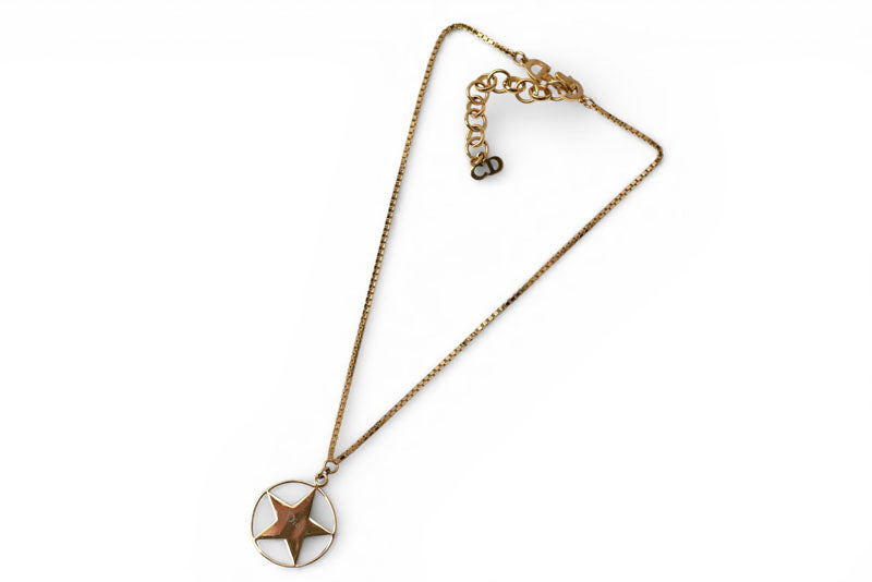 クリスチャンディオール ネックレス/チョーカー Christian Dior ヴィンテージ スターモチーフ/ロゴ ゴールド【中古】