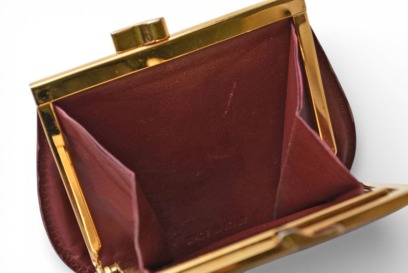 カルティエ コインケース/小銭入れ Cartier ヴィンテージ 財布/がま口 マスト ドゥ カルティエ ボルドー L300009【中古】