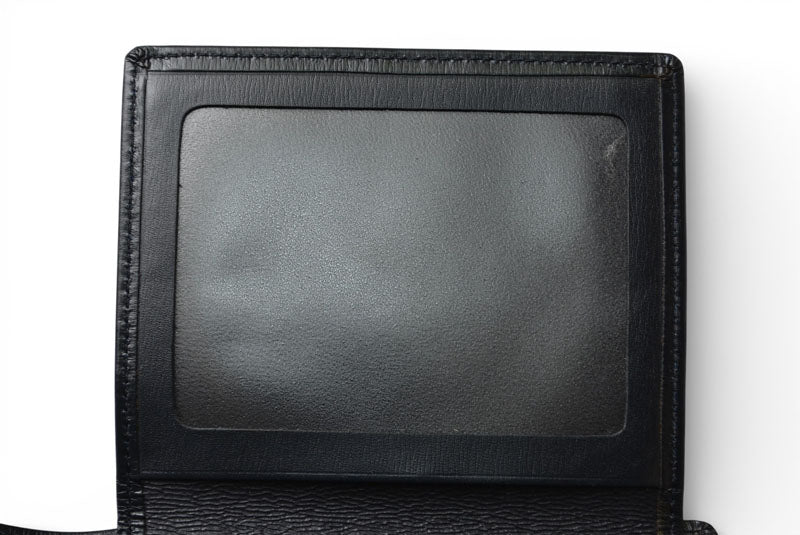 カルティエ 折財布/二つ折り財布 Cartier 札入れ ヴィンテージ サファイア レザー ネイビー【中古】