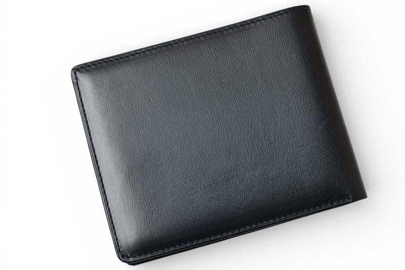 カルティエ 折財布/二つ折り財布 Cartier 札入れ ヴィンテージ サファイア レザー ネイビー【中古】