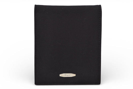 サルヴァトーレフェラガモ 財布/二つ折り メンズSalvatore Ferragamo 折財布/札入れ ブラック【中古】