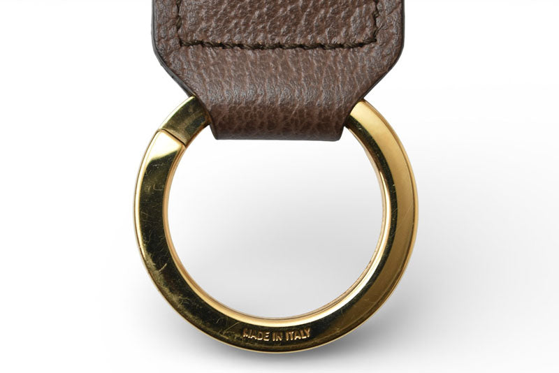 グッチ キーリング/キーホルダー GUCCI グリーン/レッドライン ゴールド オフィディア 523161 HE2NG 8742【中古】