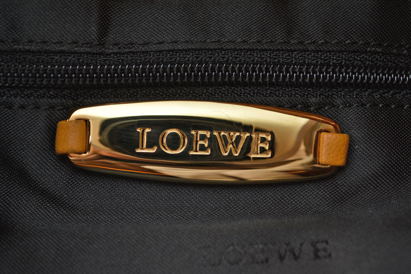 ロエベ フラメンコ ショルダーバッグ アナグラム LOEWE バッグ キャメル ヴィンテージ【中古】