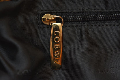 ロエベ フラメンコ ショルダーバッグ アナグラム LOEWE バッグ キャメル ヴィンテージ【中古】