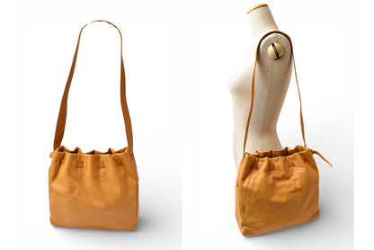 ロエベ フラメンコ ショルダーバッグ アナグラム LOEWE バッグ キャメル ヴィンテージ【中古】