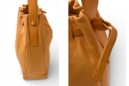 ロエベ フラメンコ ショルダーバッグ アナグラム LOEWE バッグ キャメル ヴィンテージ【中古】