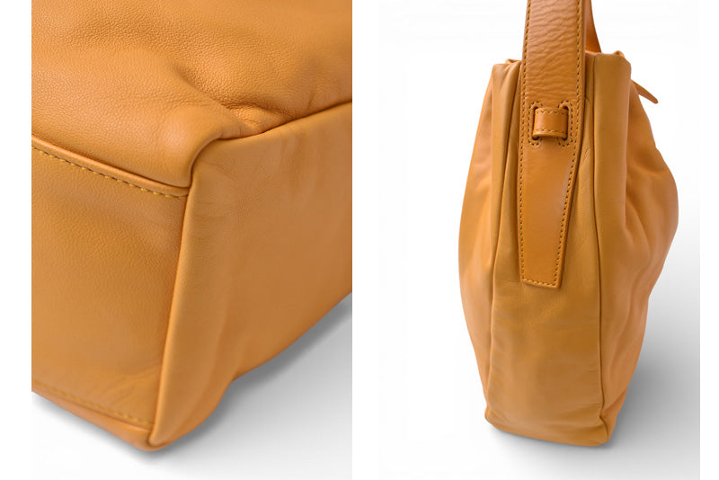 ロエベ フラメンコ ショルダーバッグ アナグラム LOEWE バッグ キャメル ヴィンテージ【中古】