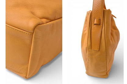 ロエベ フラメンコ ショルダーバッグ アナグラム LOEWE バッグ キャメル ヴィンテージ【中古】