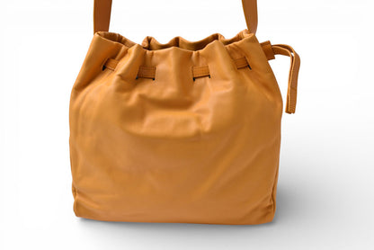 ロエベ フラメンコ ショルダーバッグ アナグラム LOEWE バッグ キャメル ヴィンテージ【中古】