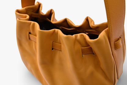 ロエベ フラメンコ ショルダーバッグ アナグラム LOEWE バッグ キャメル ヴィンテージ【中古】