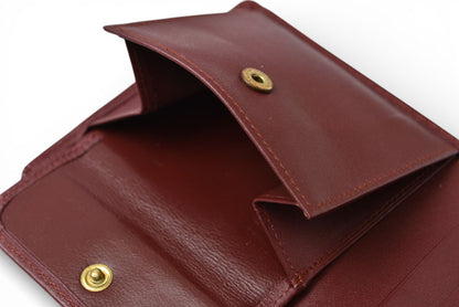 カルティエ 折財布/二つ折り財布 ヴィンテージ Cartier メンズ マスト ドゥ カルティエ ボルドー 73184192【中古】