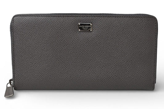 ドルチェアンドガッバーナ 財布 DOLCE&GABBANA/ドルガバ 長財布/ラウンドファスナー式 グレー BP1672 メンズ/レディース【中古】