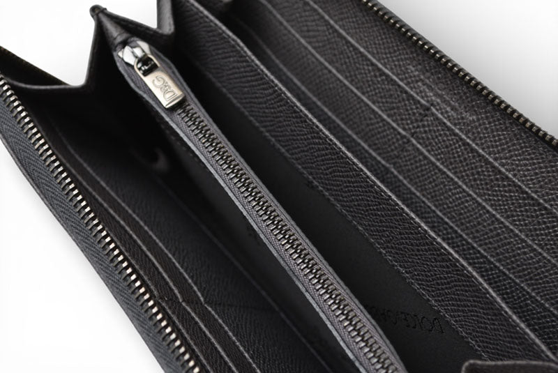 ドルチェアンドガッバーナ 財布 DOLCE&GABBANA/ドルガバ 長財布/ラウンドファスナー式 グレー BP1672 メンズ/レディース【中古】