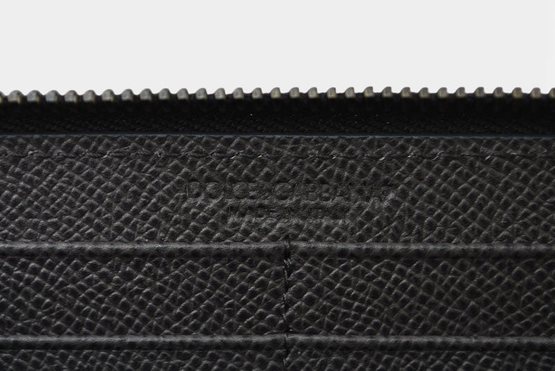 ドルチェアンドガッバーナ 財布 DOLCE&GABBANA/ドルガバ 長財布/ラウンドファスナー式 グレー BP1672 メンズ/レディース【中古】