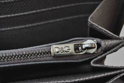 ドルチェアンドガッバーナ 財布 DOLCE&GABBANA/ドルガバ 長財布/ラウンドファスナー式 グレー BP1672 メンズ/レディース【中古】