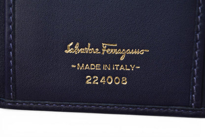 サルヴァトーレフェラガモ 財布 Salvatore Ferragamo 長財布 ガンチーニ/ロイヤルブルー【中古】