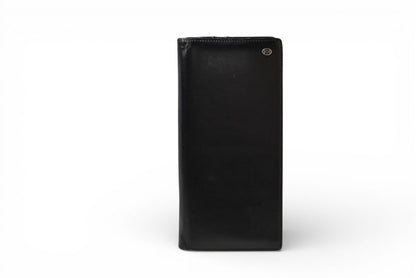 カルティエ 財布 メンズ Cartier 長財布 レザー パシャ ブラック/シルバー L3000440 メンズ/レディース【中古】