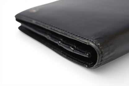 カルティエ 財布 メンズ Cartier 長財布 レザー パシャ ブラック/シルバー L3000440 メンズ/レディース【中古】