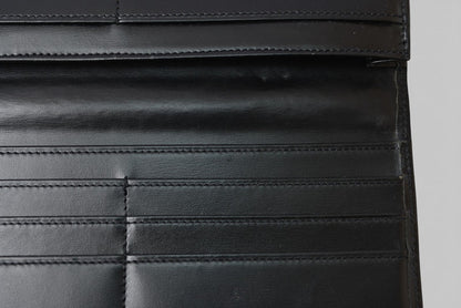 カルティエ 財布 メンズ Cartier 長財布 レザー パシャ ブラック/シルバー L3000440 メンズ/レディース【中古】