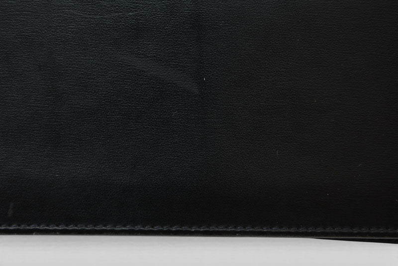 カルティエ 財布 メンズ Cartier 長財布 レザー パシャ ブラック/シルバー L3000440 メンズ/レディース【中古】