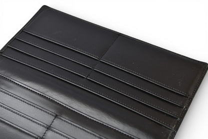 カルティエ 財布 メンズ Cartier 長財布 レザー パシャ ブラック/シルバー L3000440 メンズ/レディース【中古】