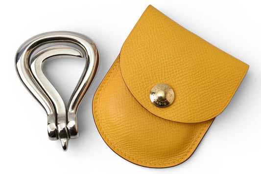 エルメス フーフピック/馬具 てっぴ/鉄爪 HERMES シルバー メタル ヴィンテージ コインケース【中古】