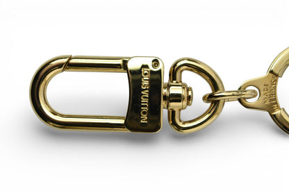 ルイヴィトン 美品 キーリング/キーホルダー/チャーム LOUIS VUITTON キーリング アノクレ M62694 ゴールド【中古】