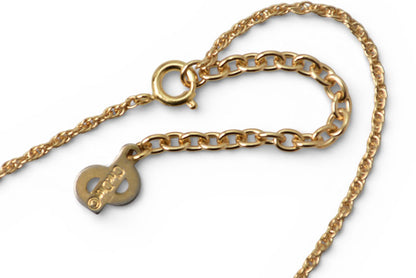 クリスチャンディオール ネックレス Christian Dior ヴィンテージ GP エンブレム ゴールド【中古】