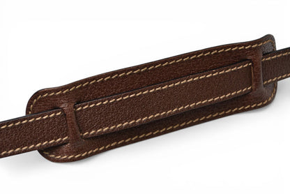 グッチ バンブー ハンドバッグ/バニティケース ヴィンテージ 2way GUCCI レザー ブラウン ストラップ付【中古】