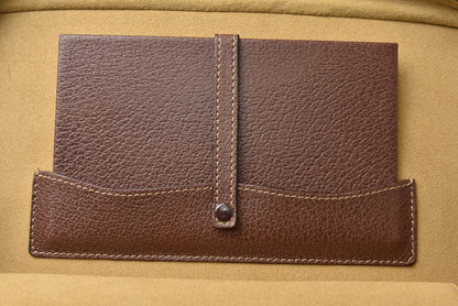 グッチ バンブー ハンドバッグ/バニティケース ヴィンテージ 2way GUCCI レザー ブラウン ストラップ付【中古】