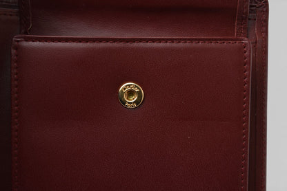 カルティエ 未使用 折財布/二つ折り財布 ヴィンテージ Cartier メンズ マスト ドゥ カルティエ ボルドー 73184192【中古】