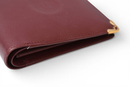カルティエ 未使用 折財布/二つ折り財布 ヴィンテージ Cartier メンズ マスト ドゥ カルティエ ボルドー 73184192【中古】