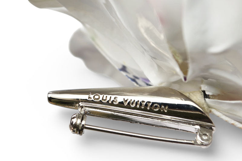 ルイヴィトン ピンブローチ/コサージュ LOUIS VUITTON モノグラムマルチカラー フラワー ブロン レディース【中古】