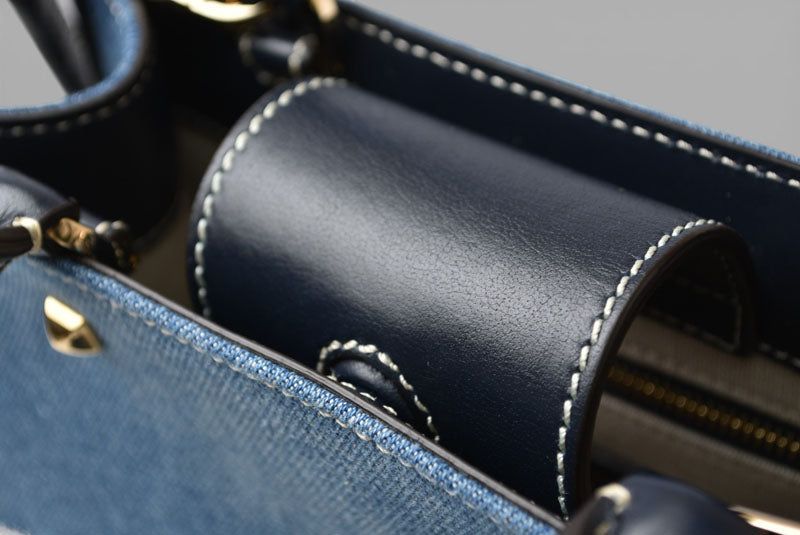 ジミーチュウ ショルダーバッグ JIMMY CHOO VARENNE/ヴァレンヌ トート N/S デニム 2wayバッグ レディース【中古】