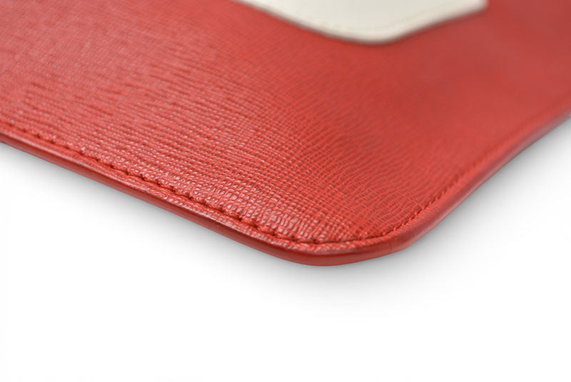 フェンディ クラッチバッグ/セカンドバッグ FENDI BUGS/バグズアイ モンスター フラットポーチ 7N0078 5WF レッド/ブラック【中古】