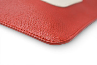 フェンディ クラッチバッグ/セカンドバッグ FENDI BUGS/バグズアイ モンスター フラットポーチ 7N0078 5WF レッド/ブラック【中古】