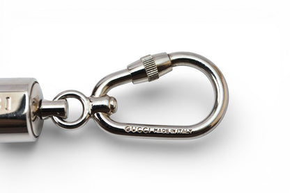 グッチ キーリング/キーホルダー GUCCI ヴィンテージ ダブルカラビナ シルバー 042 1698【中古】
