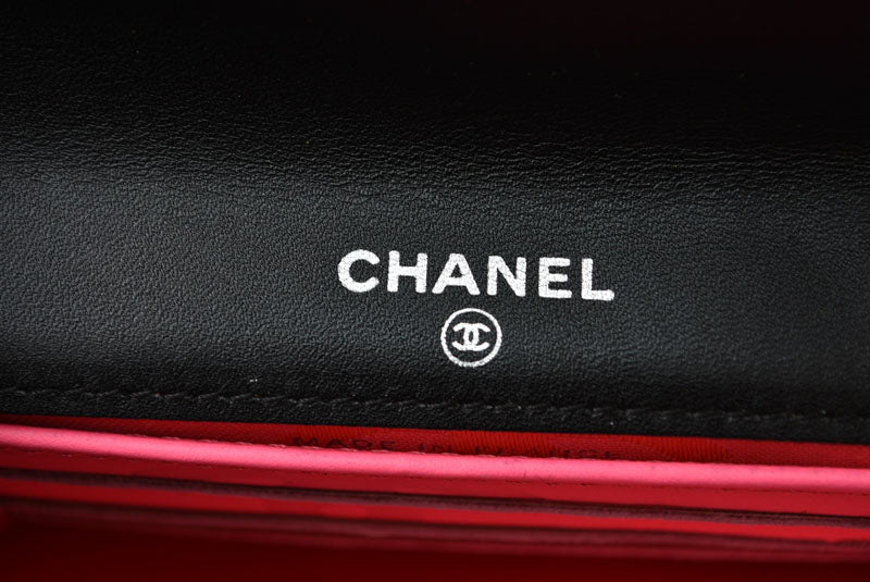 シャネル 財布/二つ折 CHANEL 折財布 カンボン A26722 ブラック/ブラック【中古】