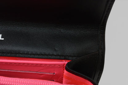 シャネル 財布/二つ折 CHANEL 折財布 カンボン A26722 ブラック/ブラック【中古】