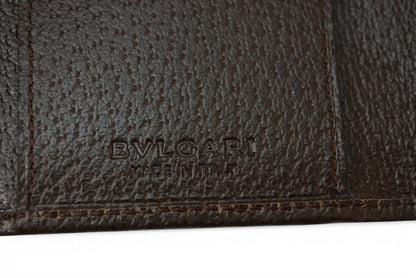 ブルガリ キーケース/キーホルダー BVLGARI ロゴマニア ベージュ/シルバー金具 メンズ/レディース【中古】