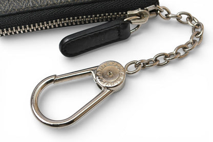 ブルガリ コインケース/キーホルダー/キーポーチ BVLGARI キーチェーン付 グレー【中古】