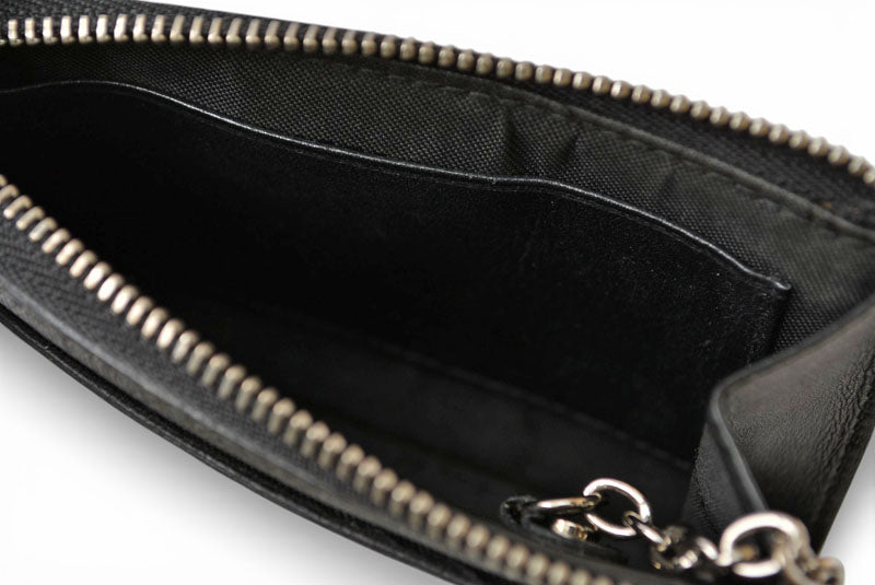 ブルガリ コインケース/キーホルダー/キーポーチ BVLGARI キーチェーン付 グレー【中古】