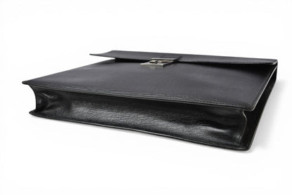 グッチ 美品 ビジネスバッグ/書類カバン A4 GUCCI レザー ブラック 34044.212792【中古】