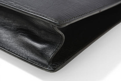 グッチ 美品 ビジネスバッグ/書類カバン A4 GUCCI レザー ブラック 34044.212792【中古】