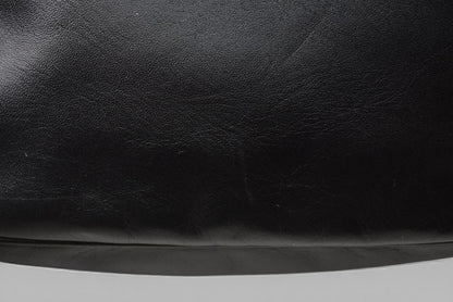 ロエベ ショルダーバッグ ヴィンテージ LOEWE アナグラム バッグ レザーブラック【中古】