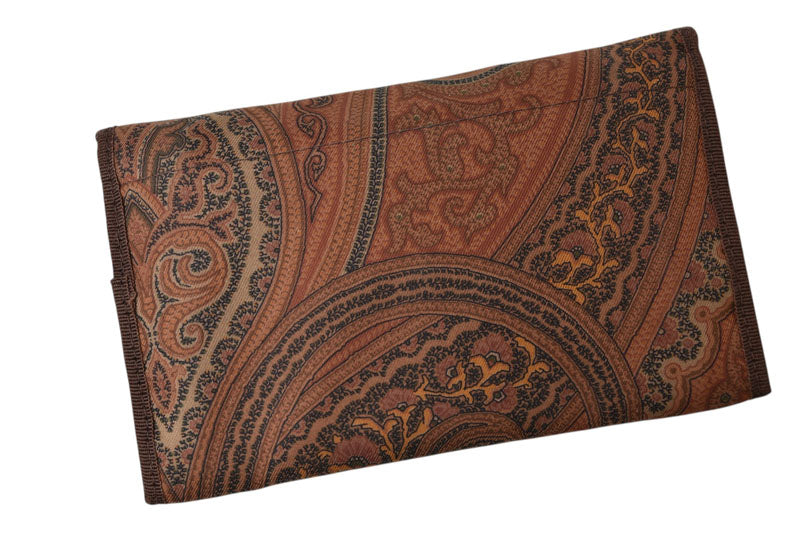 エトロ ポーチ/小物入れ/長財布 ETRO ヴィンテージ ペイズリー ブラウン【中古】