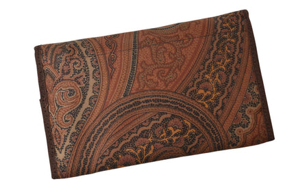 エトロ ポーチ/小物入れ/長財布 ETRO ヴィンテージ ペイズリー ブラウン【中古】