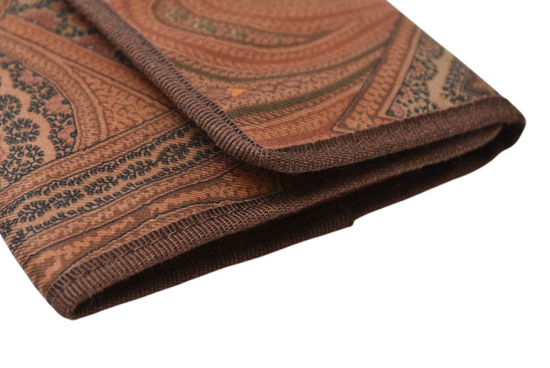 エトロ ポーチ/小物入れ/長財布 ETRO ヴィンテージ ペイズリー ブラウン【中古】